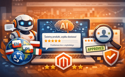 La IA modera y traduce reseñas en Magento 2
